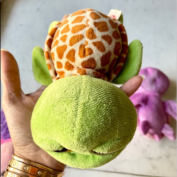 Trio of Ty Beanie Baby Boos Turtles with tags - Picture 9 of 14